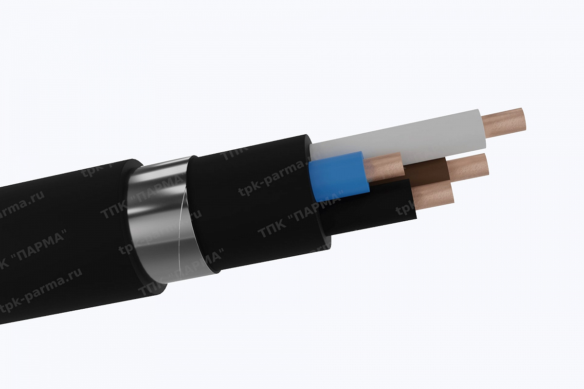 Фотография провода Кабель ВБбШвнг-ХЛ 4х4+1х2,5 - 1кВ